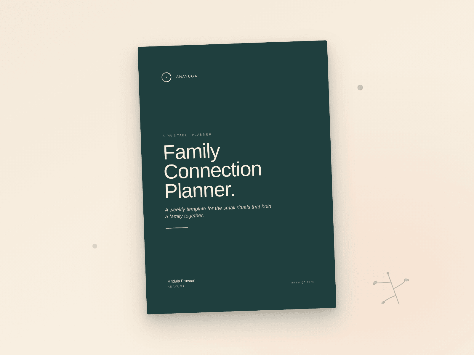 Family Connection Planner cover